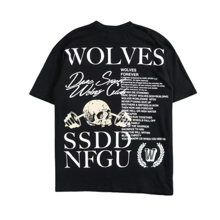 Wolves skull t-shirt