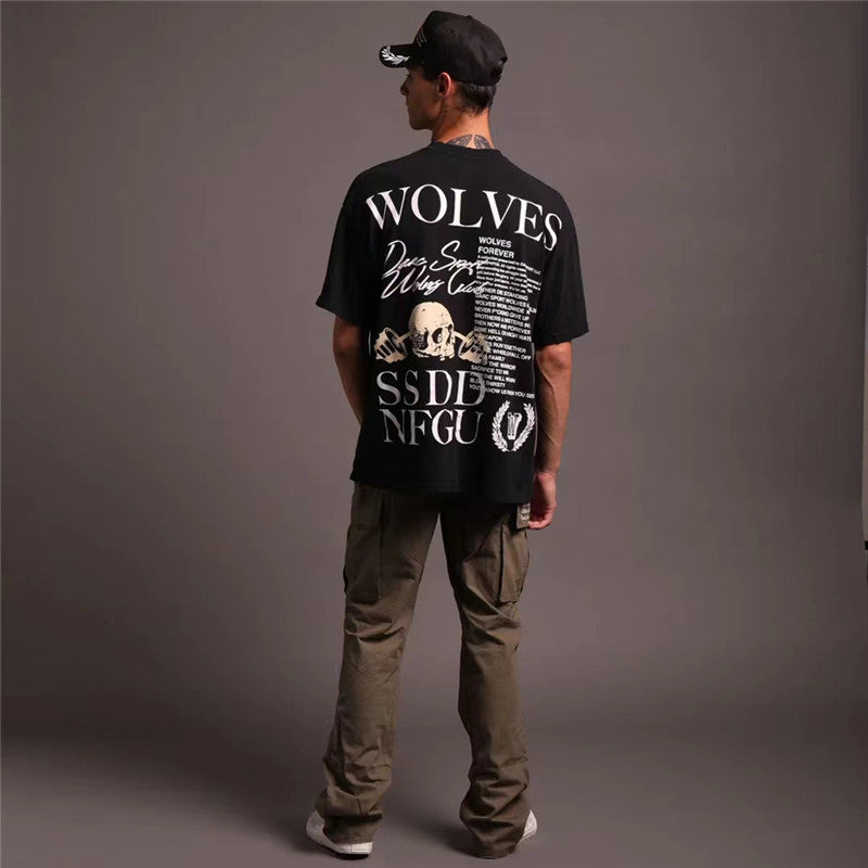 Wolves skull t-shirt